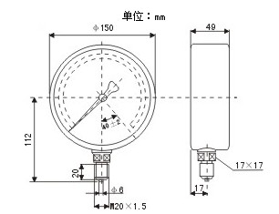 电阻式远传压力表